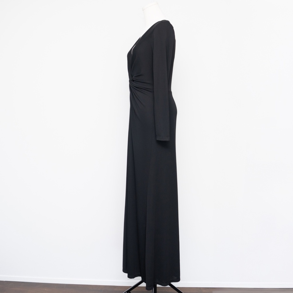 Lauren Ralph Lauren -  Nadira Twist-Front Jersey‎ Stretchy Gown - Picture 8 of 13